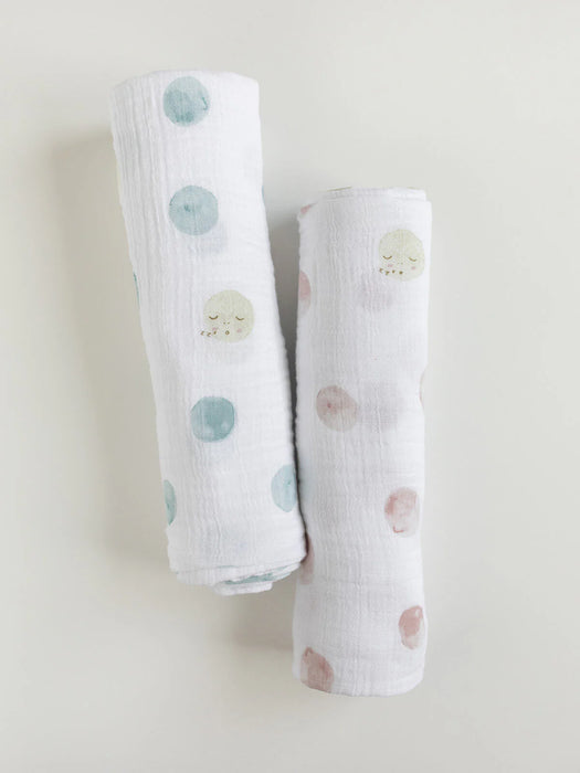 Luna Dusk - Organic Cotton Swaddle