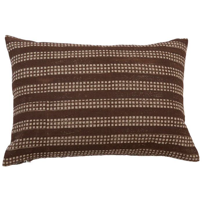 Nepsa Block Print Pillow - Saffron