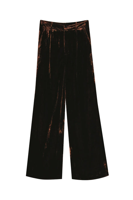 Tofu Brown Velvet Pant