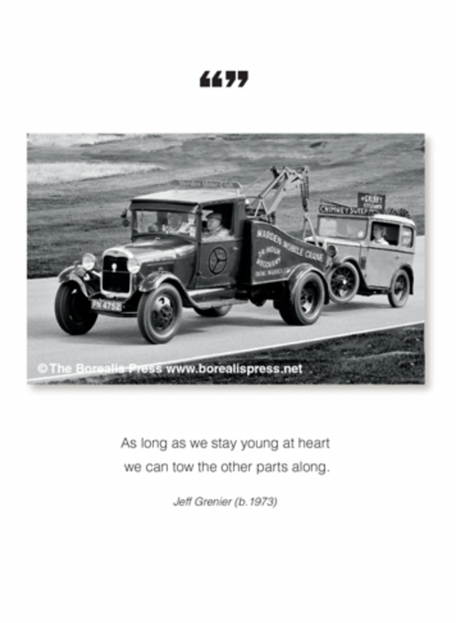 As long as we stay young at heart Birthday card