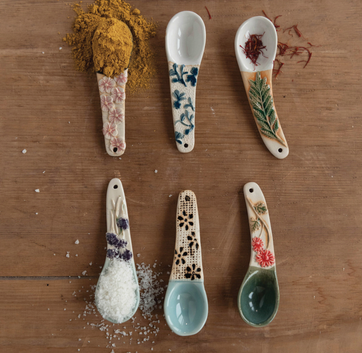 Hand-Painted Spoon with Handle, 6 assorted styles
