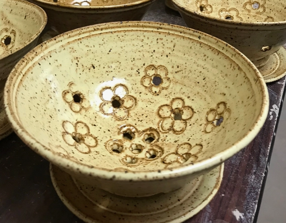 2 pc. Berry Bowl with Drip Tray