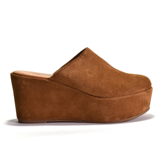 Jules Suede Platform Clog