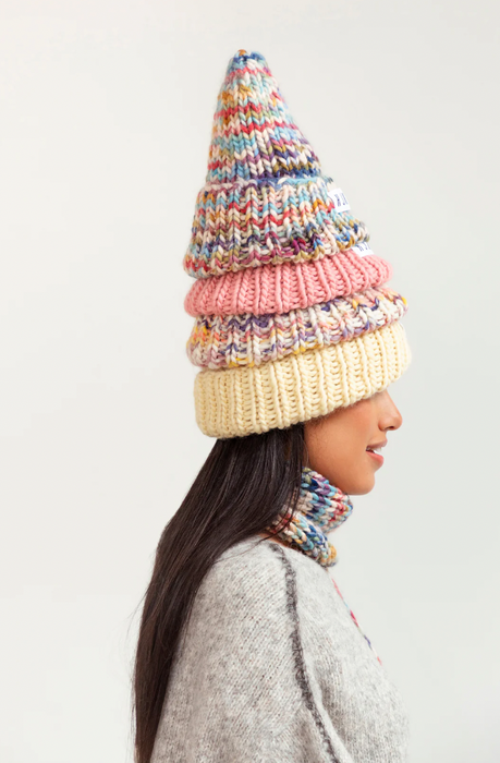 Hand-Painted Chunky Hat