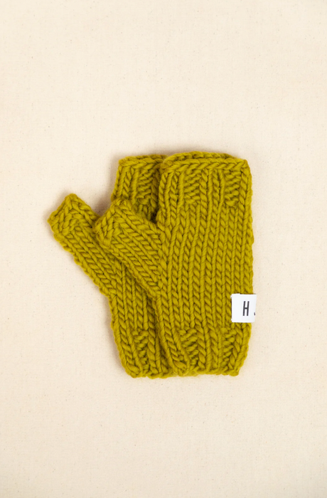 Fingerless Chunky Mittens