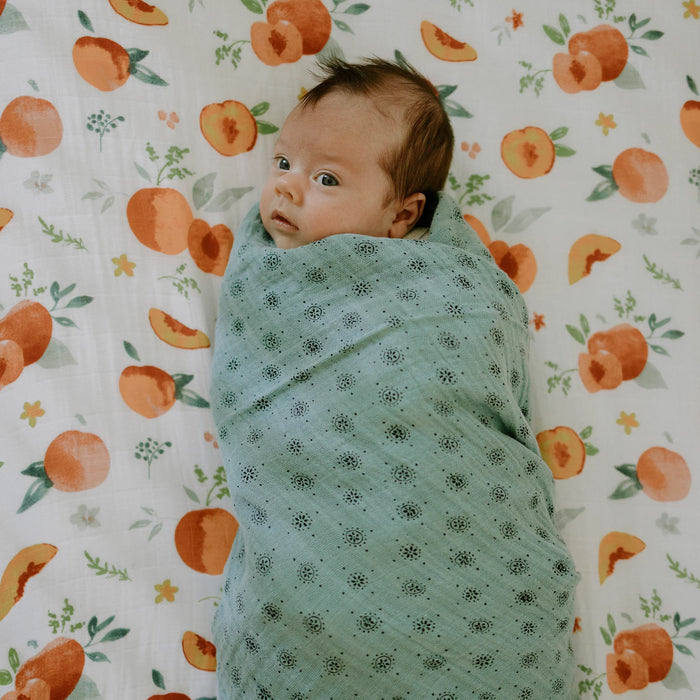 Wallflower Cotton Muslin Swaddle Blanket