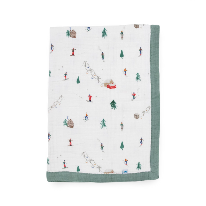 Powder Party Cotton Muslin Baby Quilt