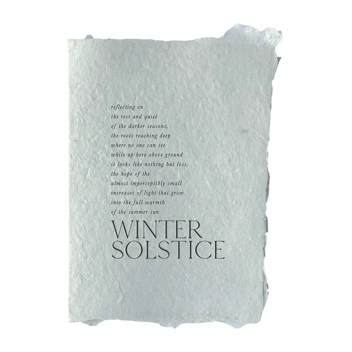 Winter Solstice Card