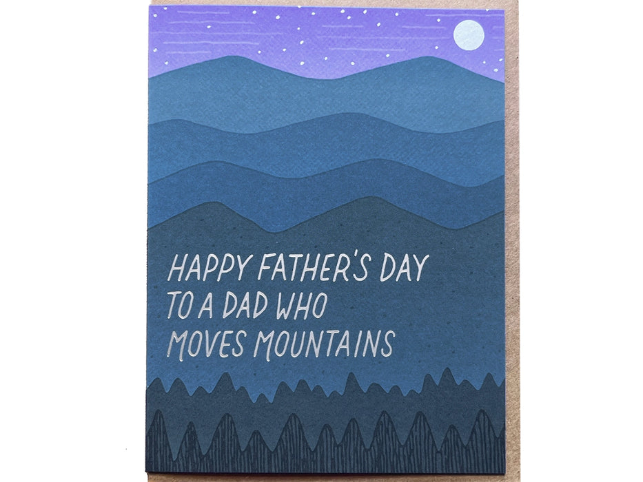 Dad Mountains Card