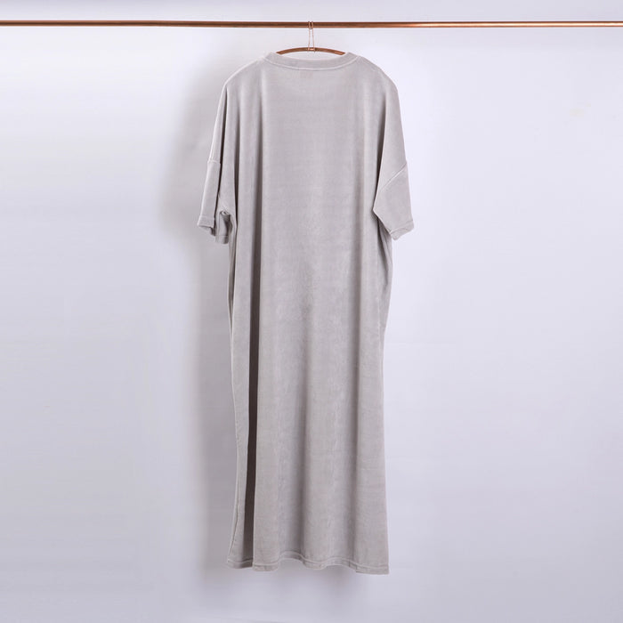 Terry Long Shirt Dress