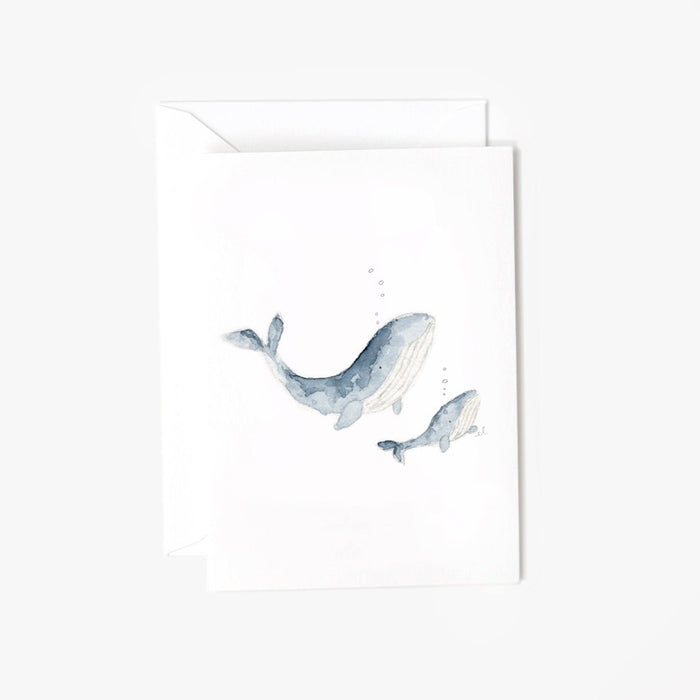 Baby Whale Mini Notecard