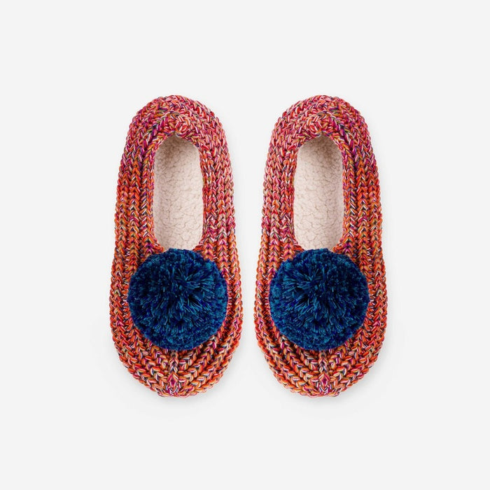 Super Mix Pom Knit Slippers