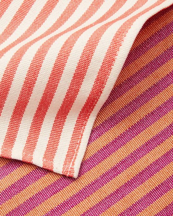 Hudson Stripe Napkin - Berry