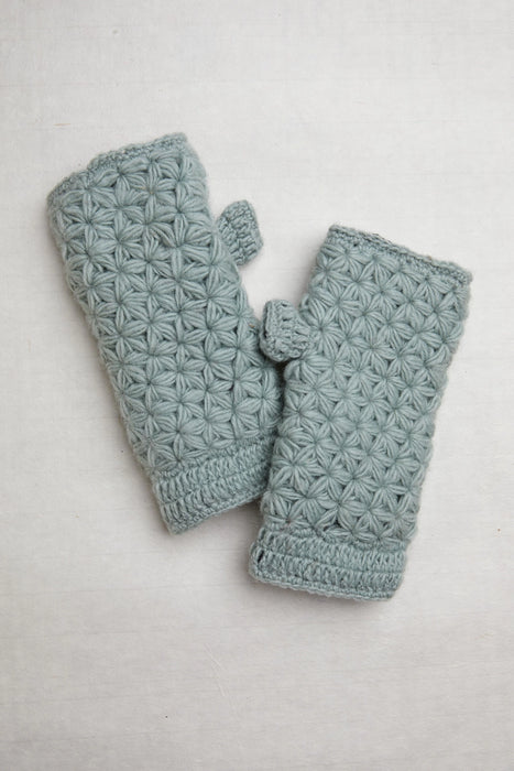 Addison Sage Crochet Handwarmers