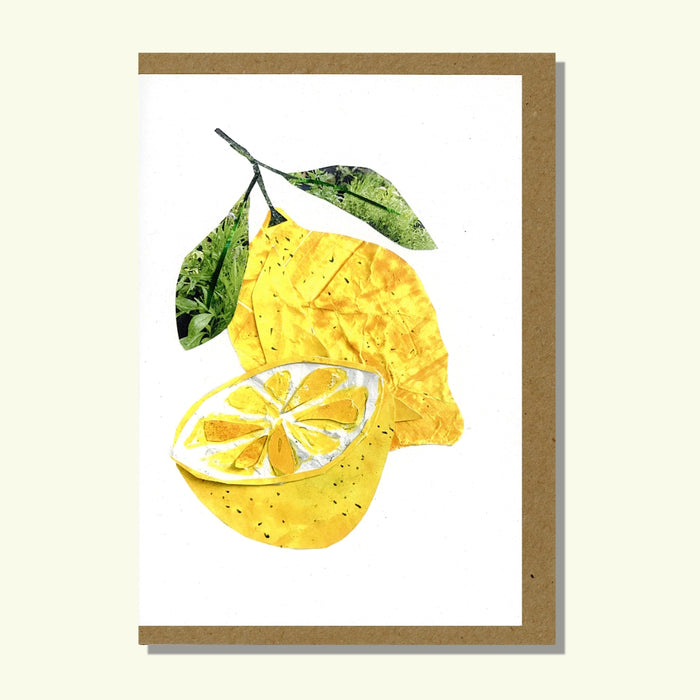 Lemon Collage Greeting A6 Card