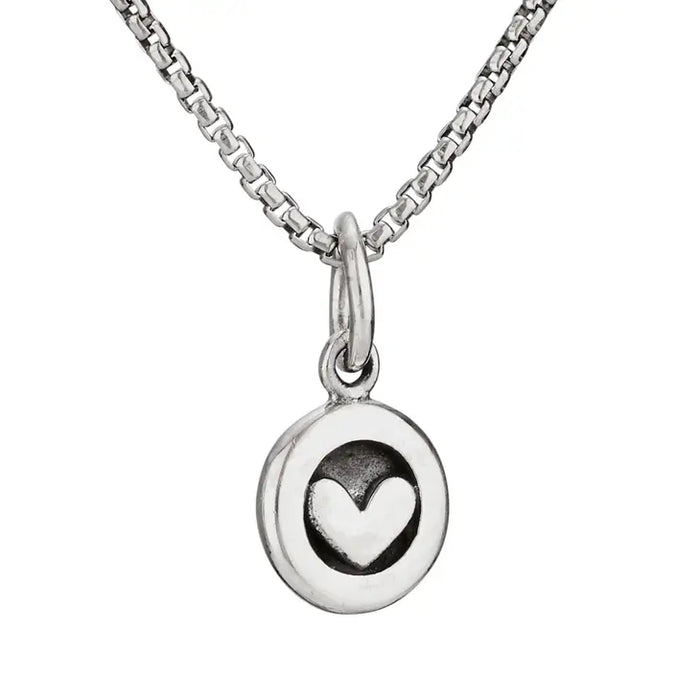 Circle Around My Heart Sterling Silver Pendant