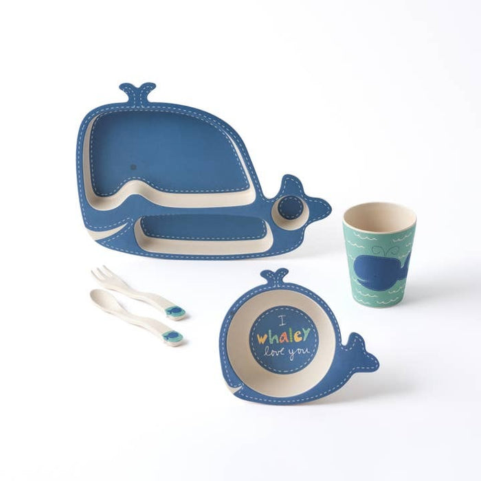 Wally Whale Shaped Dinner Set