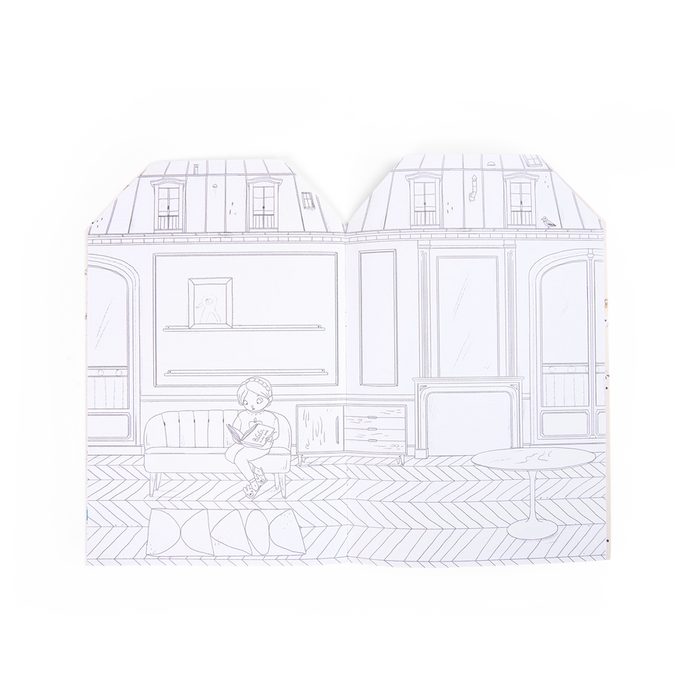 Les Parisiennes - Coloring Book & Stickers