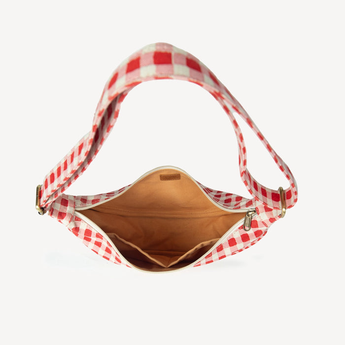 Gingham Moon Sling Bag