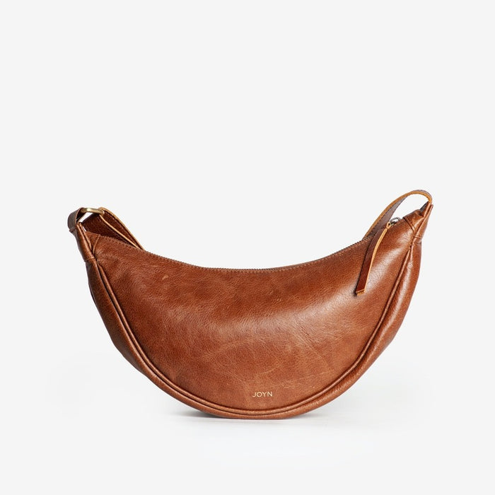 Leather Moon Sling Bag