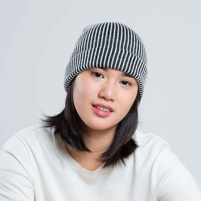 Simple Rib Knit Beanie