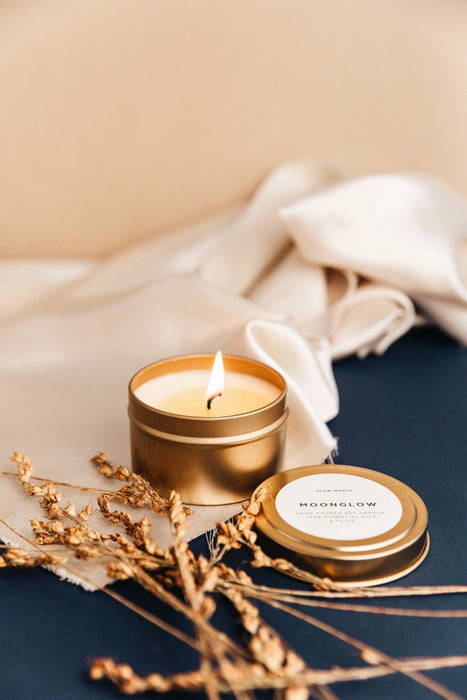 Moonglow Travel Tin Candle