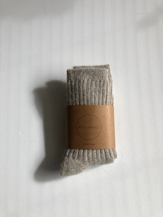 Women's Melange Angora Wool Socks