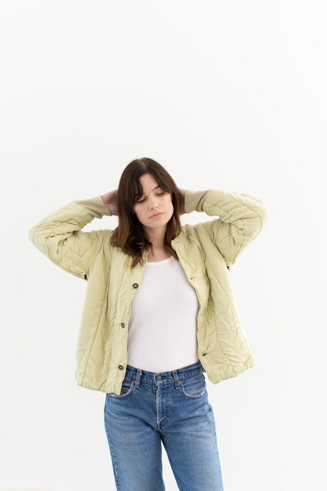 Vintage Overdye Cotton Quilt Jacket