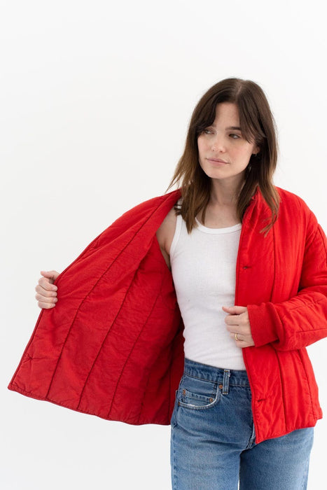 Vintage Overdye Cotton Quilt Jacket