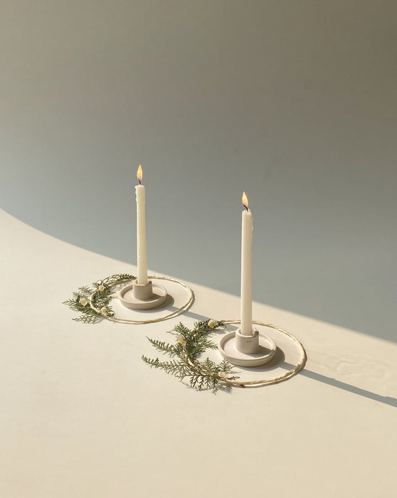 Whirl Ceramic Candle Holder