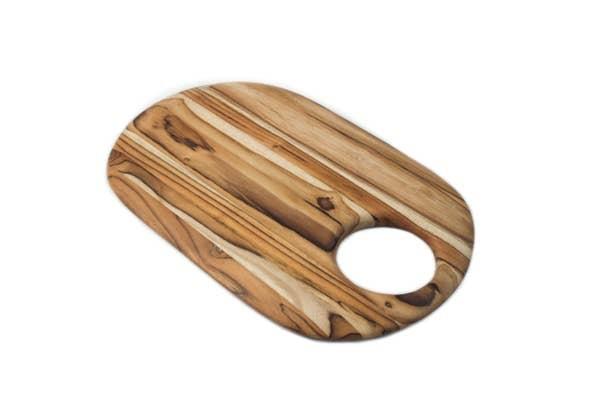 Single Oh Oval Teakwood Board