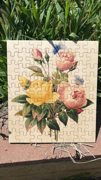 Rose Wood Jigsaw Puzzle