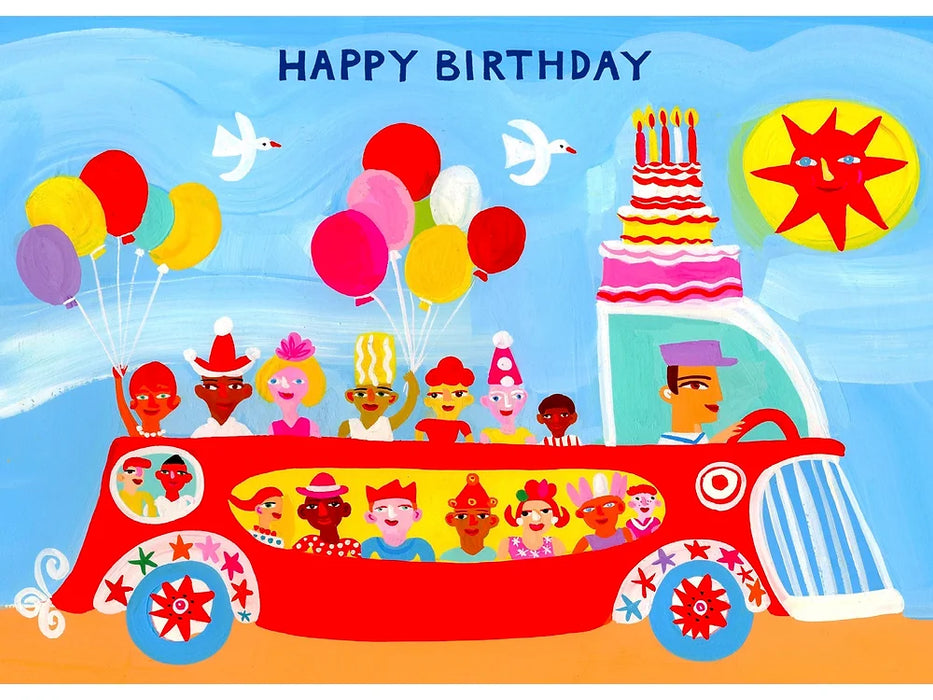 Birthday Party Car Card