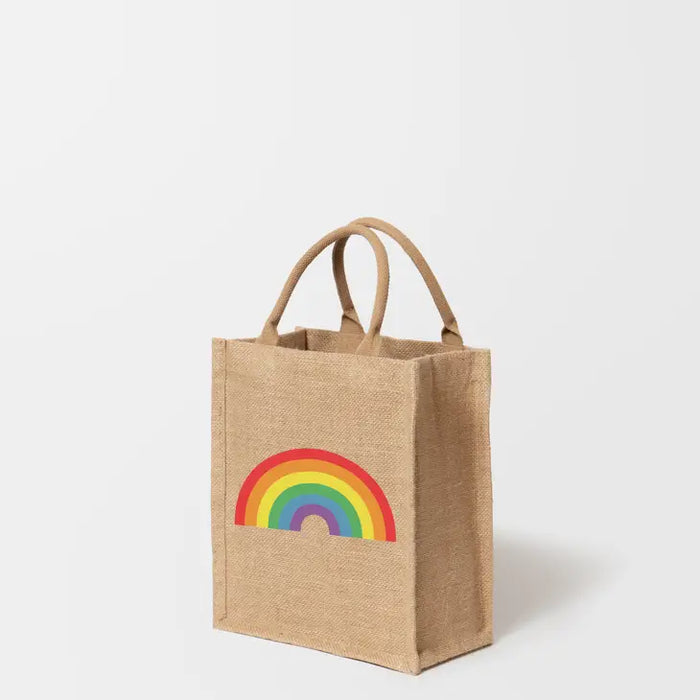 Reusable Gift Bag Medium Tote - Rainbow