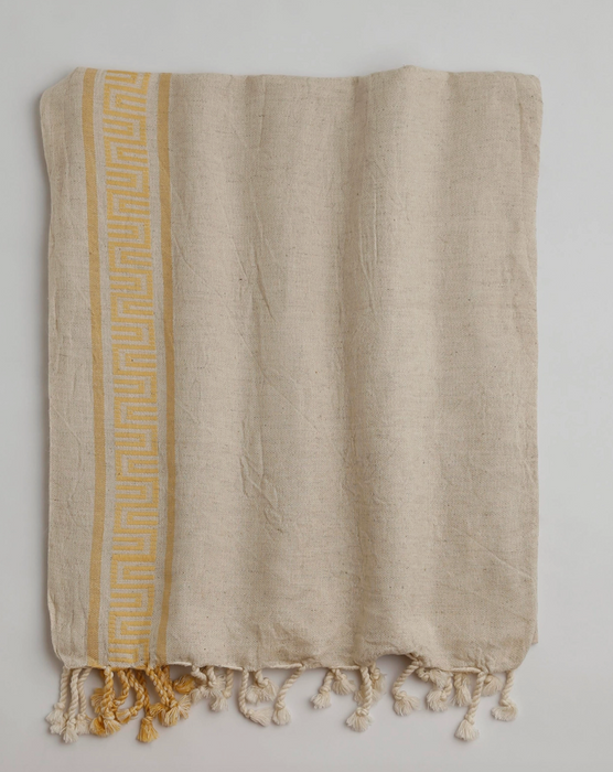 Didim Turkish Towel/Beach  (Yellow )Towel