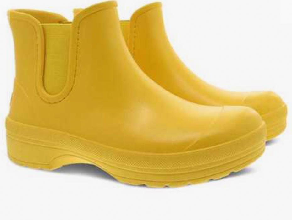 Karmel Yellow Molded Booties