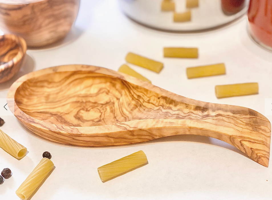 Olive Wood Spoon Rest