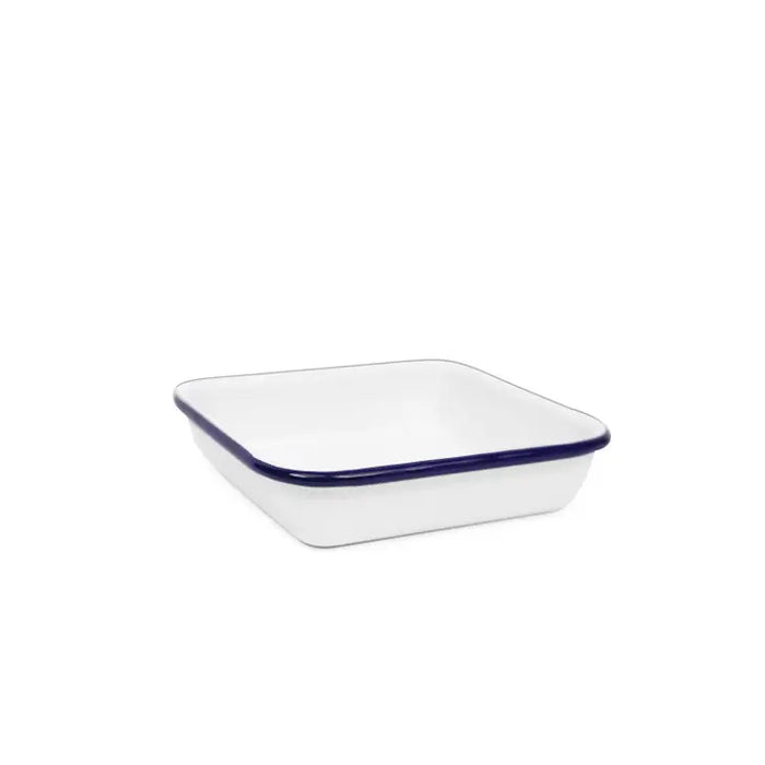 Vintage Enamelware Small Square Tray
