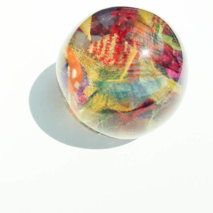 Paperweight Sari Sphere -Multi Bright
